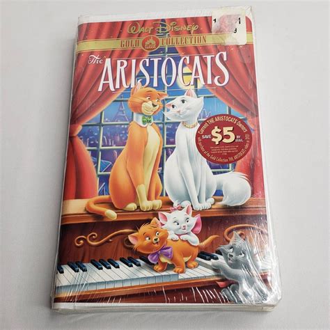 The Aristocats Vhs Walt Disney Gold Collection Brand New - Etsy