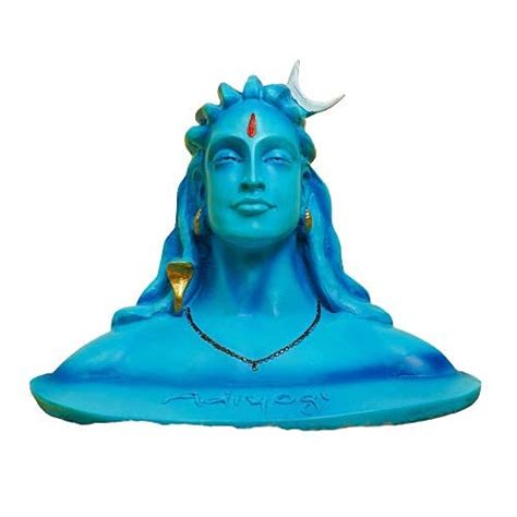 Buy SSM Adiyogi Shiva Shankara Resin Statue for Car Dashboard, Pooja for Home & Office Decor ...