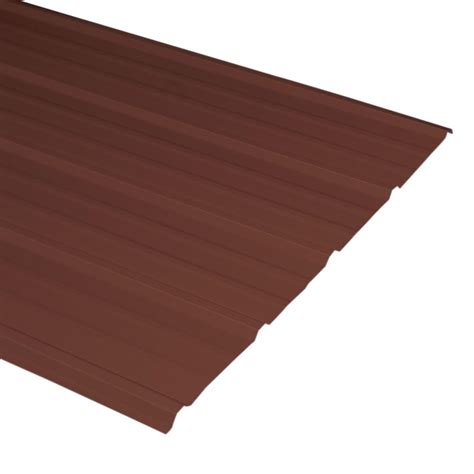 Metal Sales 10 ft. Metal Roof Panel in Chestnut Brown-HD259W210 - The Home Depot