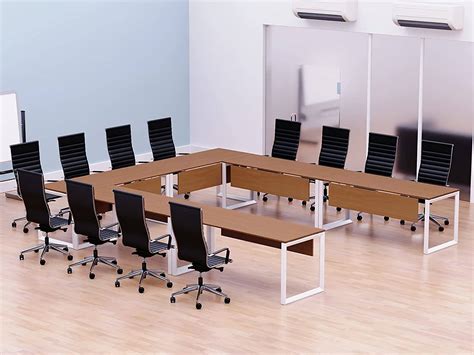 Mahmayi Vorm 136-14 12 Seater Meeting Table, U-Shaped, For Office ...