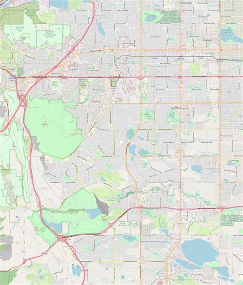 Map of Lakewood, Colorado | Streets and neighborhoods