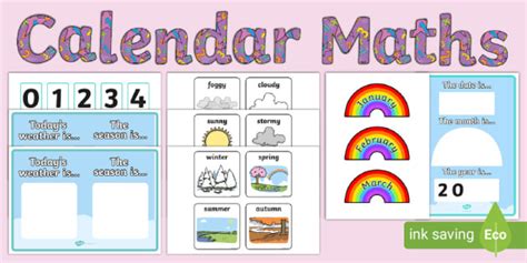 Classroom Calendar Display | Classroom Resources | Primary