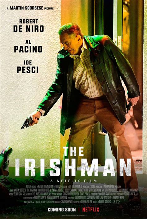 The Irishman: primo poster ufficiale del film di Martin Scorsese [UPDATE]