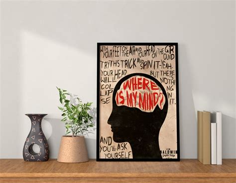 Where is My Mind Poster Album Poster Room Decor Wall Decor Music Decor Poster Gift - Etsy