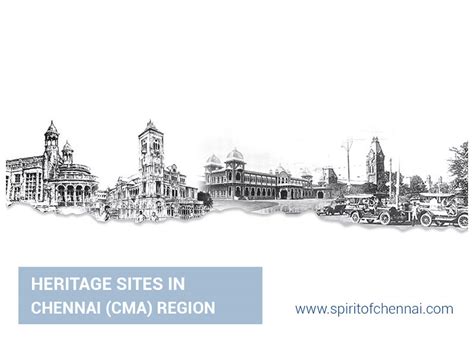 Heritage Buildings in Chennai Region identified by CMDA & ASI