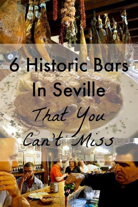 6 Historic Bars in Seville That You Can't Miss | Sevilla spain, Seville ...