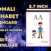 SOMALI Alphabet FLASHCARD With Picture, Learning SOMALI, Somali Letter Flashcard,somali Language ...