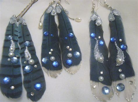 Adorned Blue Jay Feathers – Jewelry Making Journal