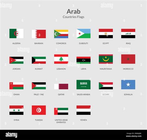 Arab Nations Flags