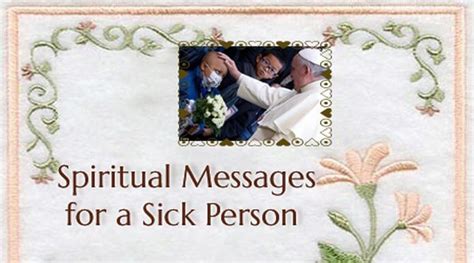 Spiritual Messages for a Sick Person