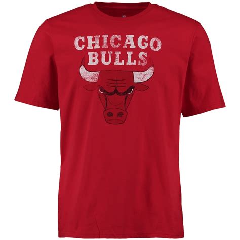 Chicago Bulls Red Distressed T-Shirt