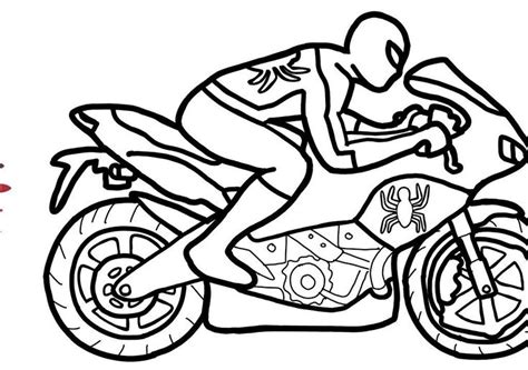 Download or print this amazing coloring page: Motorcycle Drawing Easy | Free download best ...