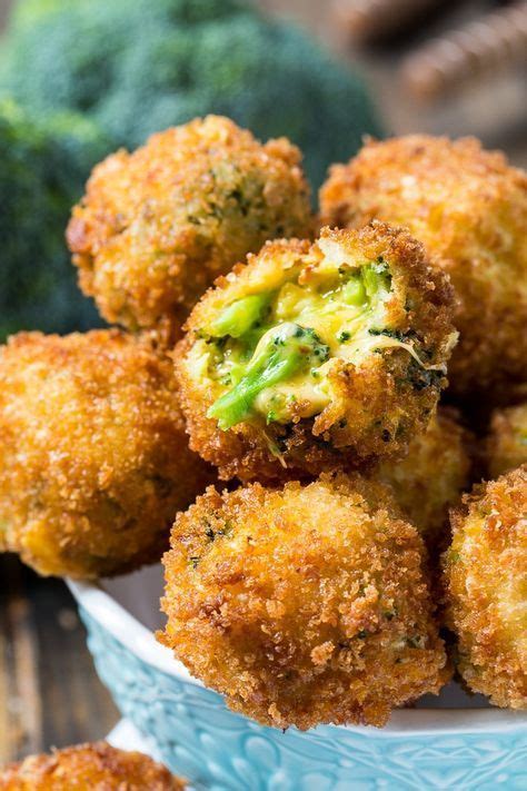 Fried Broccoli Cheese Balls >> For LC: sub crushed pork rinds and ...