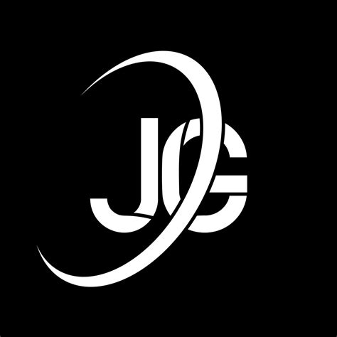 JG logo. J G design. White JG letter. JG letter logo design. Initial letter JG linked circle ...