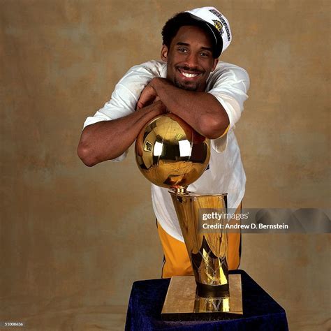 Kobe Bryant of the Los Angeles Lakers poses for a portrait with the ...