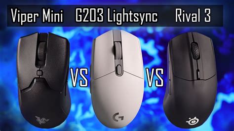 Best Gaming Mice Under $50 In 2020! Viper Mini Vs Rival 3 Vs G203 Lightsync - YouTube