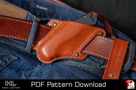 Knife Leather Case Pattern PDF Pattern PDF Download | Etsy