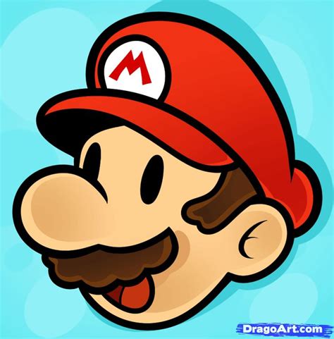 How to Draw Mario Easy, Step by Step, Video Game Characters, Pop Culture, FREE Online Drawing ...