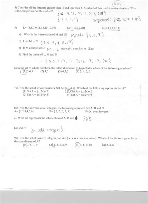 Mr. Napoli's Algebra: Aim:1) How do we use Set Notation