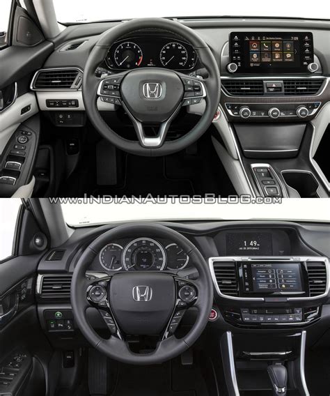 2018 Honda Accord vs. 2016 Honda Accord interior dashboard driver side