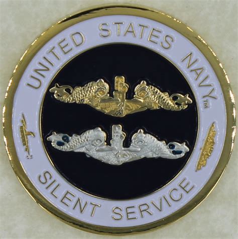 Silent Service Submarine/Sub Navy Challenge Coin – Rolyat Military ...