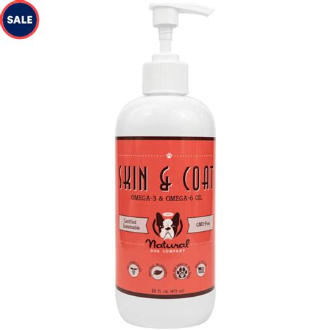 Natural Dog Company Skin & Coat Oil for Dogs, 16 fl. oz. | Petco