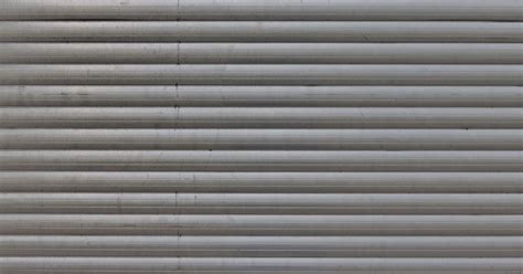 High Resolution Seamless Textures: Metal aluminium tin shutter door texture