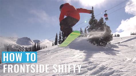 How To Frontside Shifty On A Snowboard - YouTube | Snowboard, Snowboarding, Freestyle