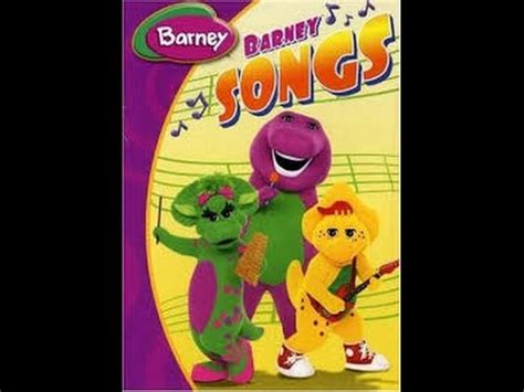 Barney Barneys Songs Dvd Menu - YouTube