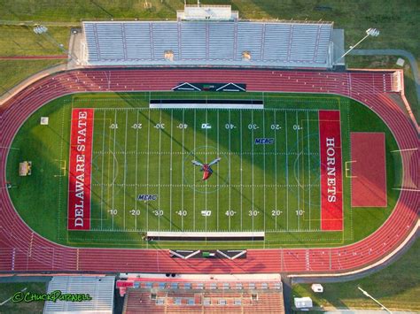 Capturing Drone Aerials of Delaware State University’s football stadium ...