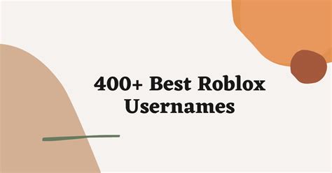 Más de 400 buenas ideas de nombres de usuario de Roblox - NOMBRES DB