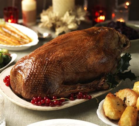 Roast Goose with Chestnut Stuffing - Jacques Haeringer