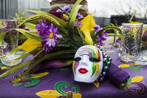 Mardi Gras Table Decorations Free Stock Photo - Public Domain Pictures