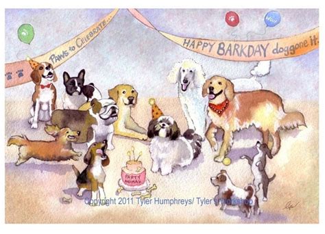 Funny Dog Greeting Card Birthday Card Dog Birthday Card Dog