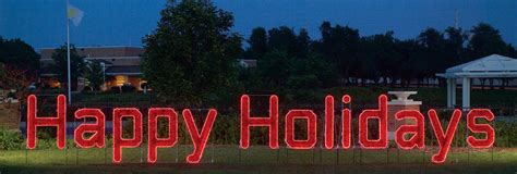 Happy Holidays LED Sign | Happy Holidays Light Up Sign