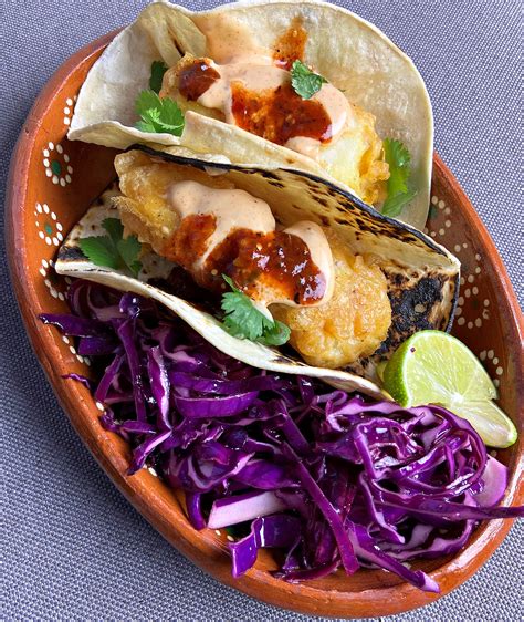 BAJA-STYLE BEER BATTERED FISH TACOS