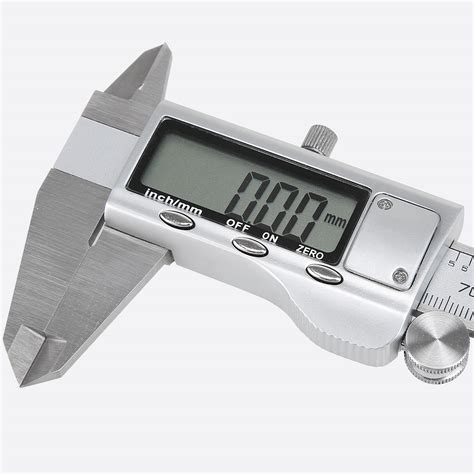 150mm 6'' Electronic Digital Vernier Caliper Stainless Steel LCD Gauge ...