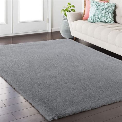 Amazon.com: Softlife Fluffy Faux Fur Rug 3' x 5' Soft Area Rugs for Bedroom Girls Room Living ...