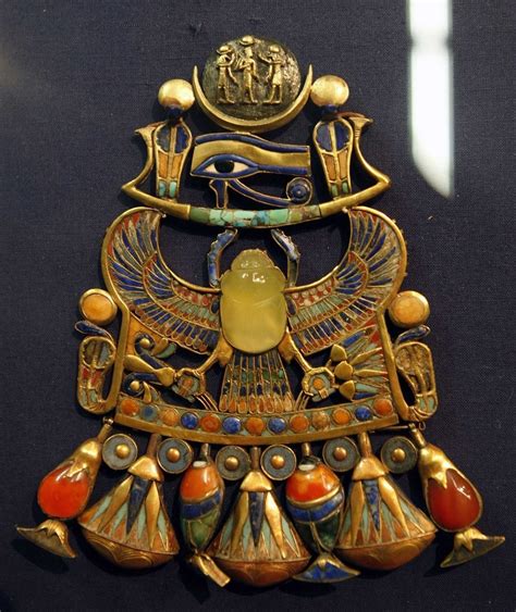 Winged Scarab Pendant of Tutankhamun - Egypt Museum