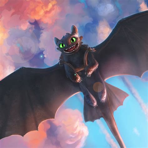 2932x2932 Toothless Artwork Ipad Pro Retina Display HD 4k Wallpapers, Images, Backgrounds ...