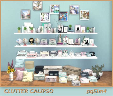 Clutter Calipso. Sims 4 Custom Content.