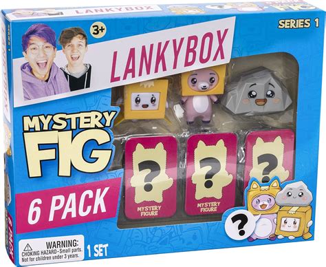 LankyBox Mystery Figure - 6 Pack. De grootste fans, 6 van de 10 mogelijke figuren, waaronder ...