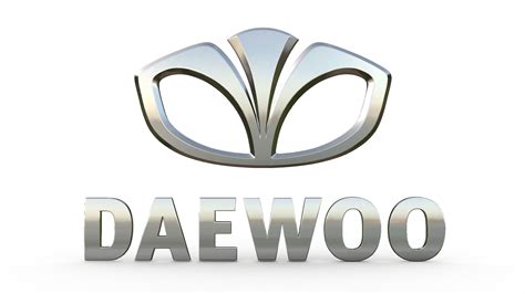 Daewoo logo 3D model OBJ 3DS FBX C4D LWO MA