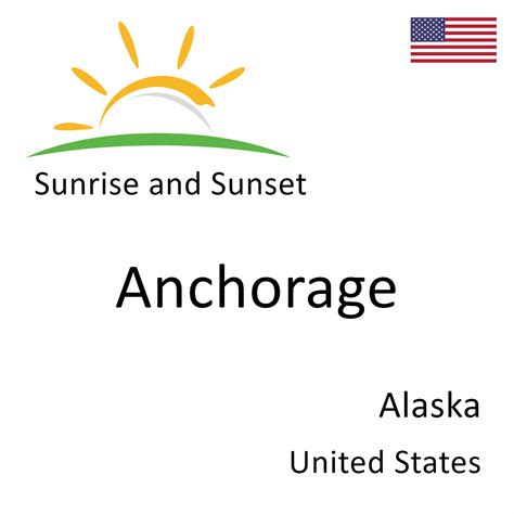 Sunrise and Sunset Times in Anchorage, Alaska, United States