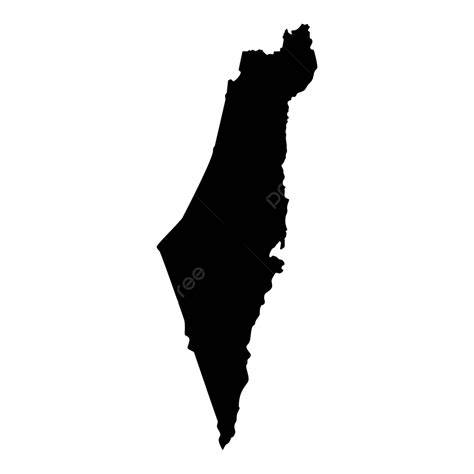 Map Of Israel Icon Black Color Geometric Map Location Vector, Geometric, Map, Location PNG and ...