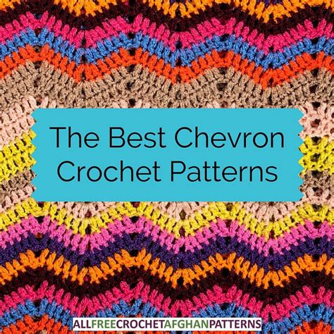 The Best Chevron Crochet Patterns | AllFreeCrochetAfghanPatterns.com