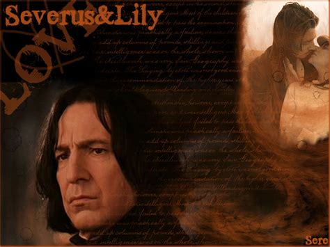 Severus&Lily - Severus Snape & Lily Evans Wallpaper (6678354) - Fanpop