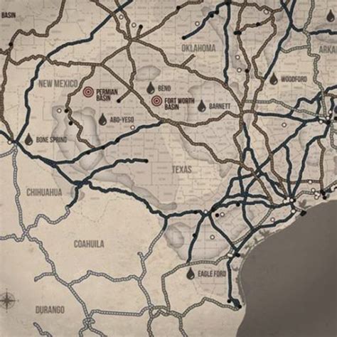 Texas Railroad Map & Oil Plays Map | Shale Maps Pro