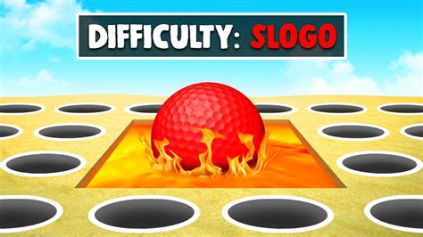 Golf It With SLOGO DIFFICULTY Activated! - YouTube