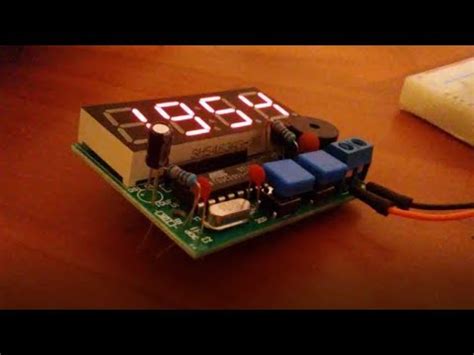 How to Set Time and Alarm on LED Digital Electronic Clock - YouTube